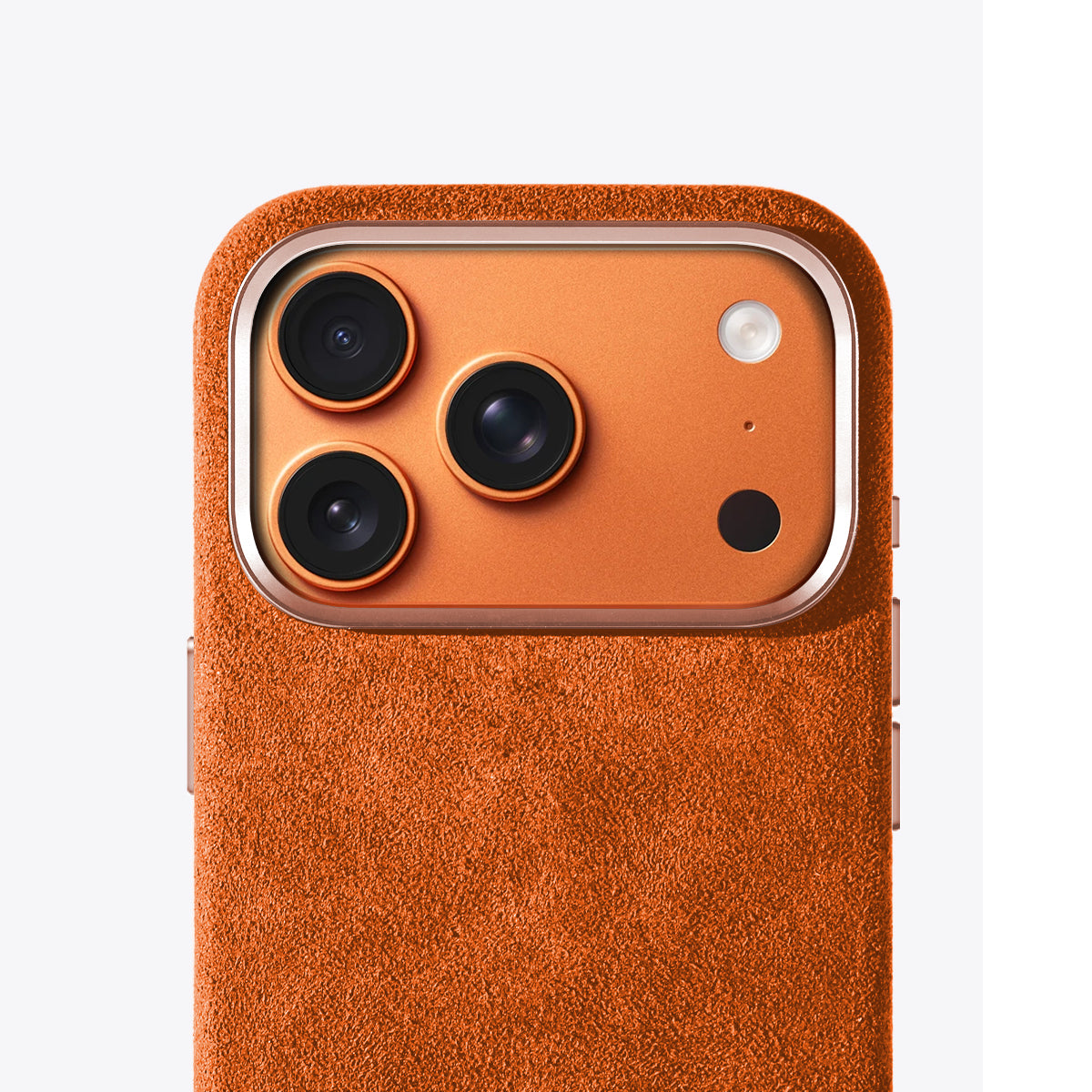 iPhone case Alcantara Orange