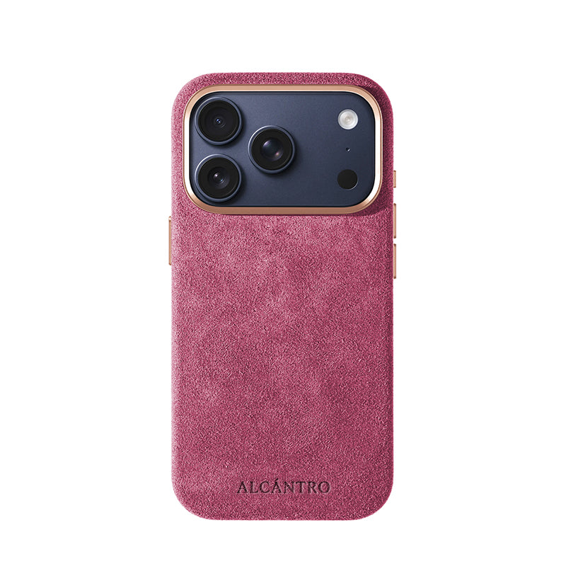 iPhone case Alcantara Pink