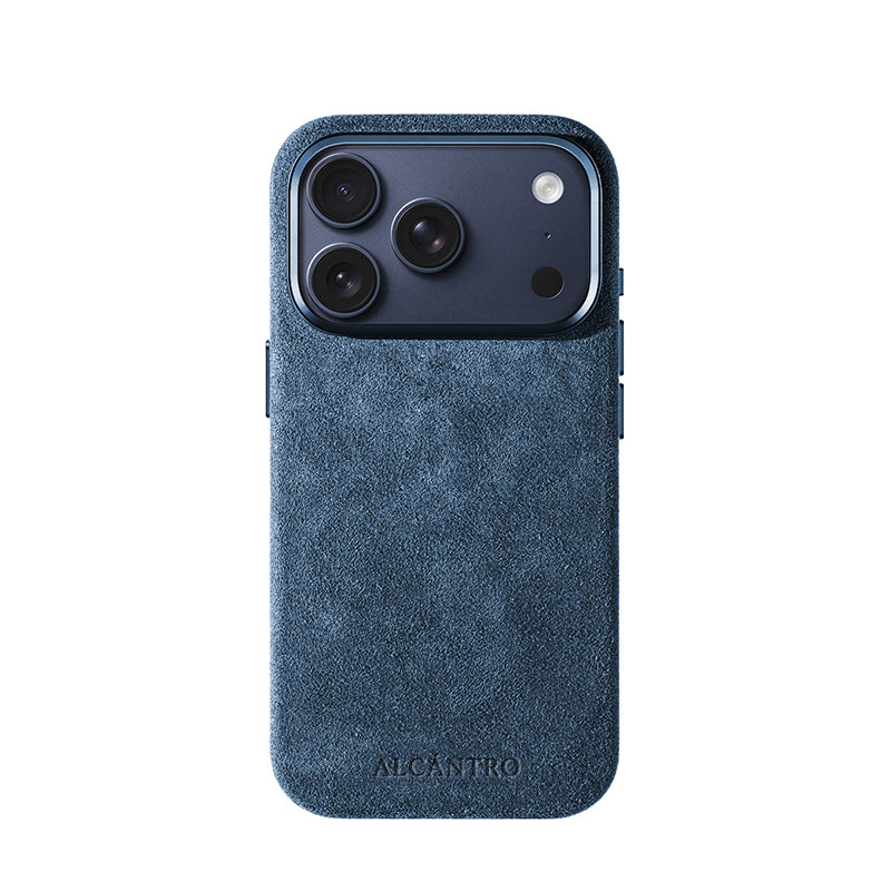 iPhone case Alcantara Ocean Blue