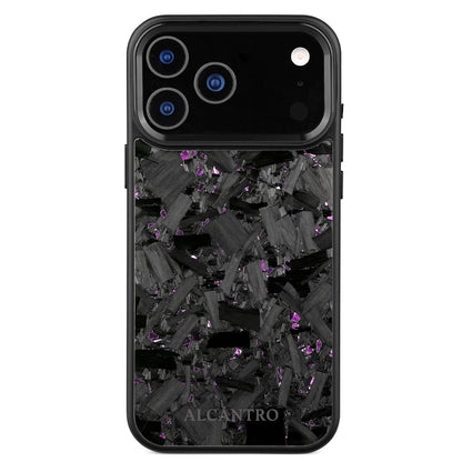 iPhone case forged carbon / purple flakes
