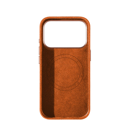 iPhone case Alcantara Orange