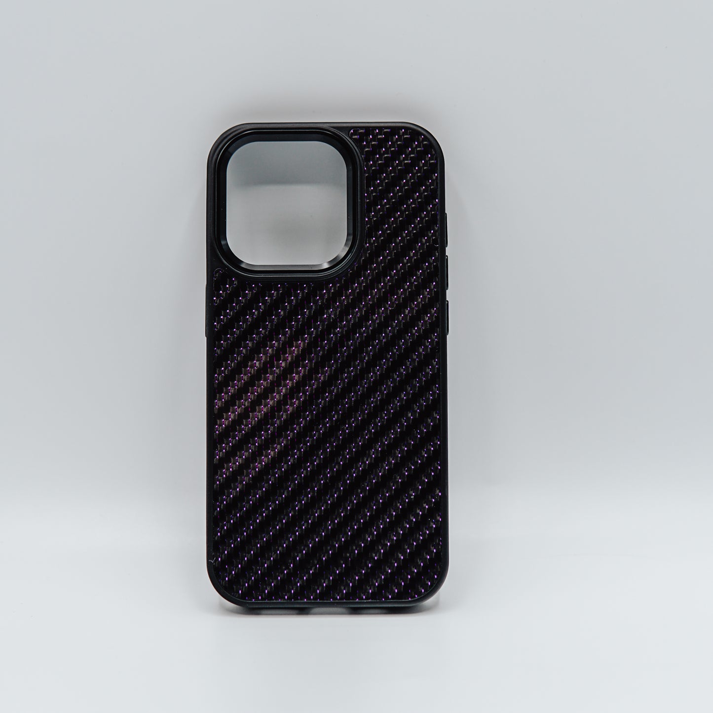 iPhone case carbon fiber / purple
