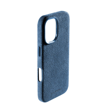 iPhone case Alcantara Ocean Blue