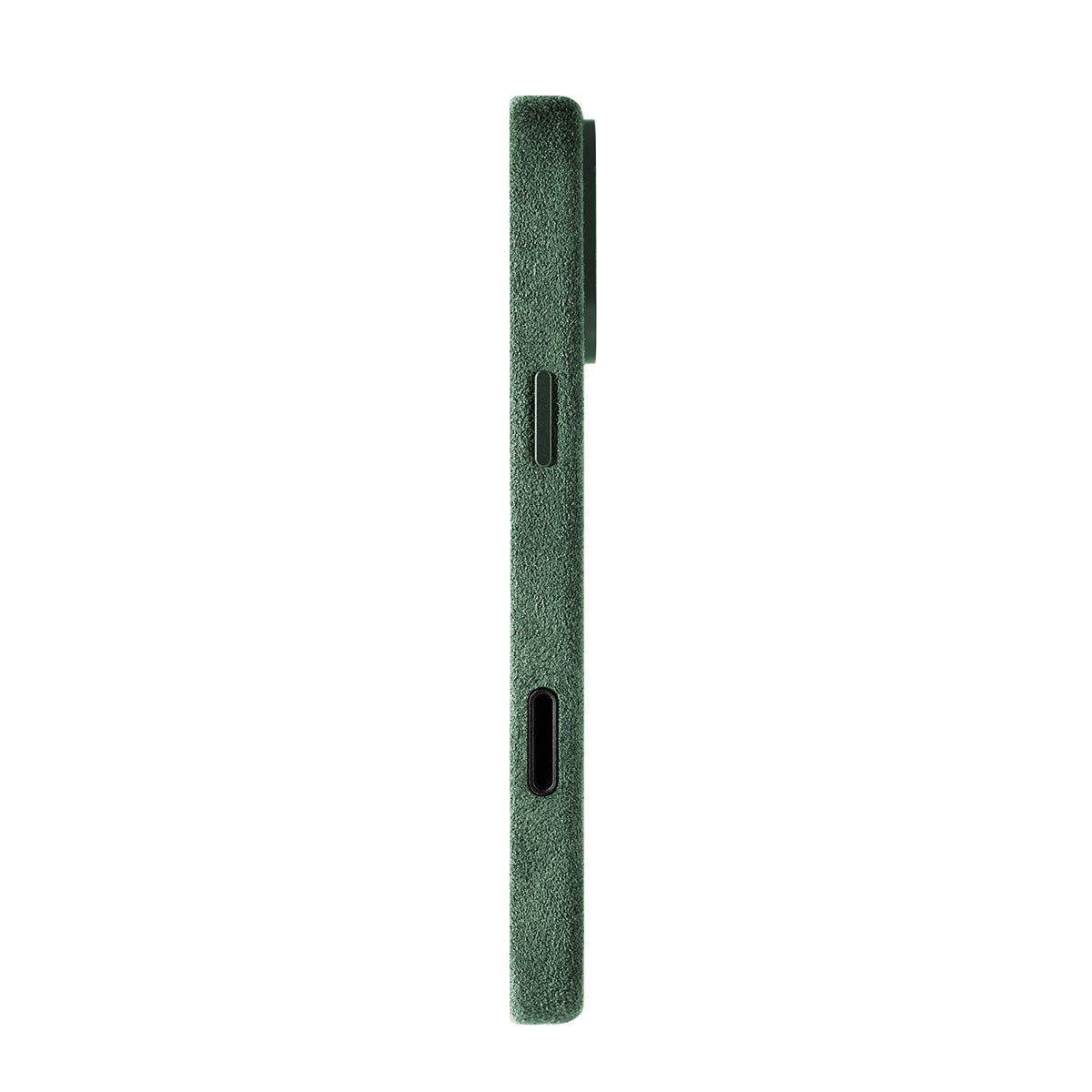 iPhone case Alcantara Midnight Green