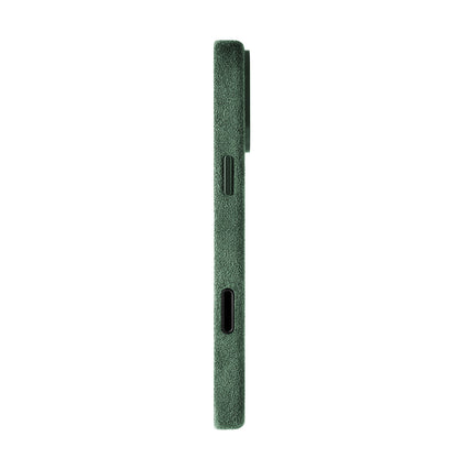 iPhone case Alcantara Midnight Green