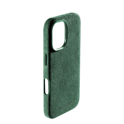 iPhone case Alcantara Midnight Green