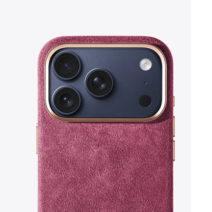 iPhone case Alcantara Pink