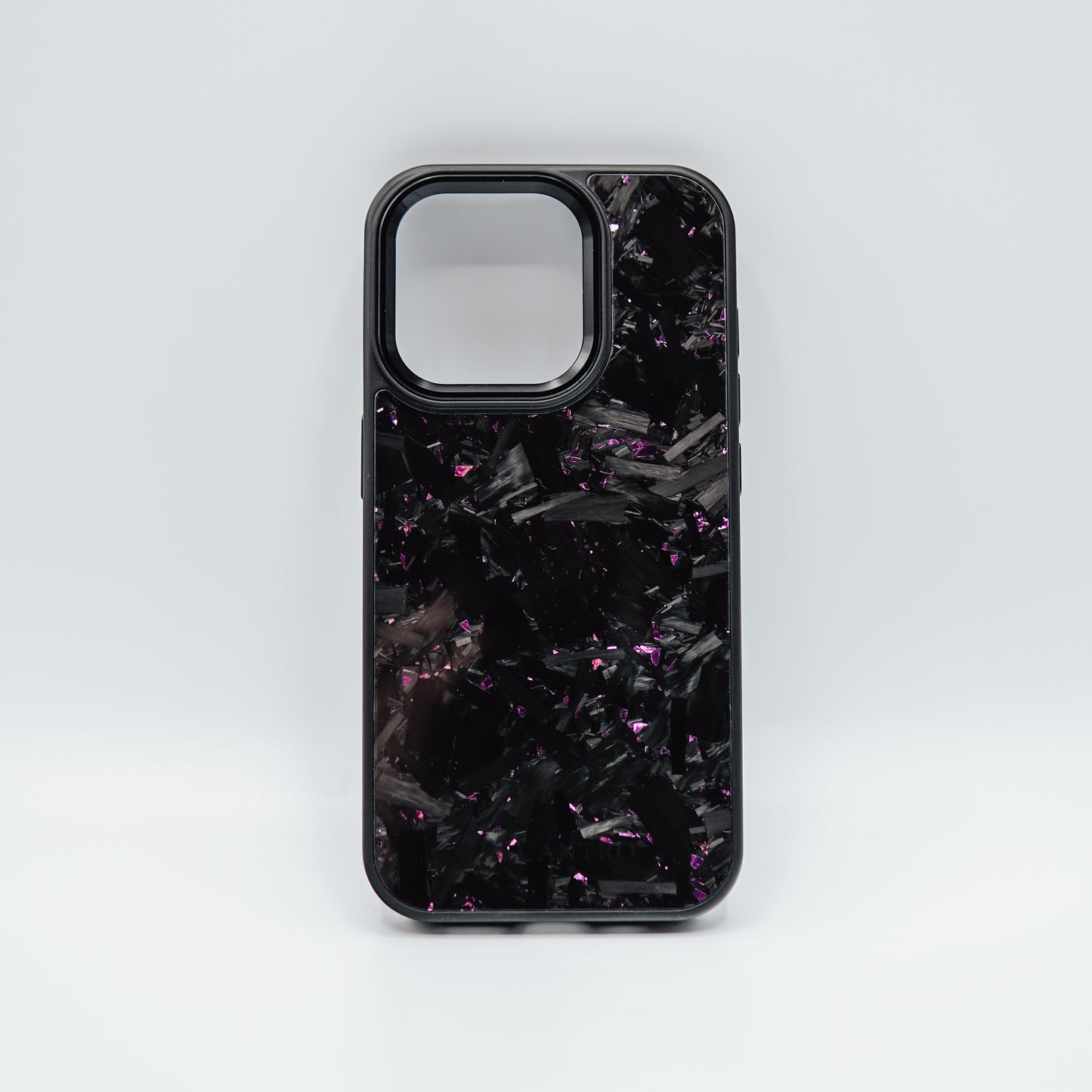 iPhone case forged carbon / purple flakes