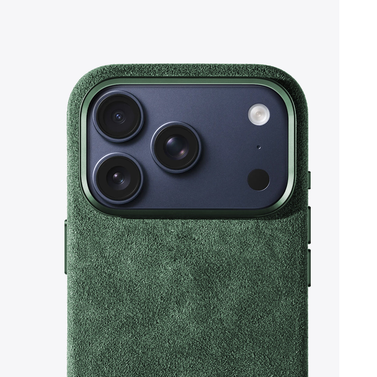 iPhone case Alcantara Midnight Green