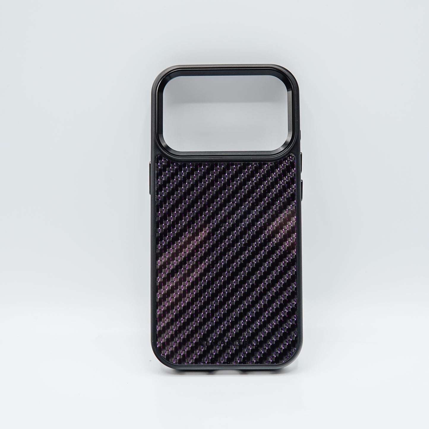 iPhone case carbon fiber / purple