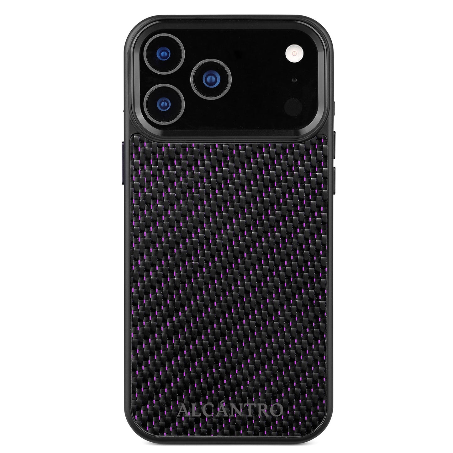 iPhone case carbon fiber / purple