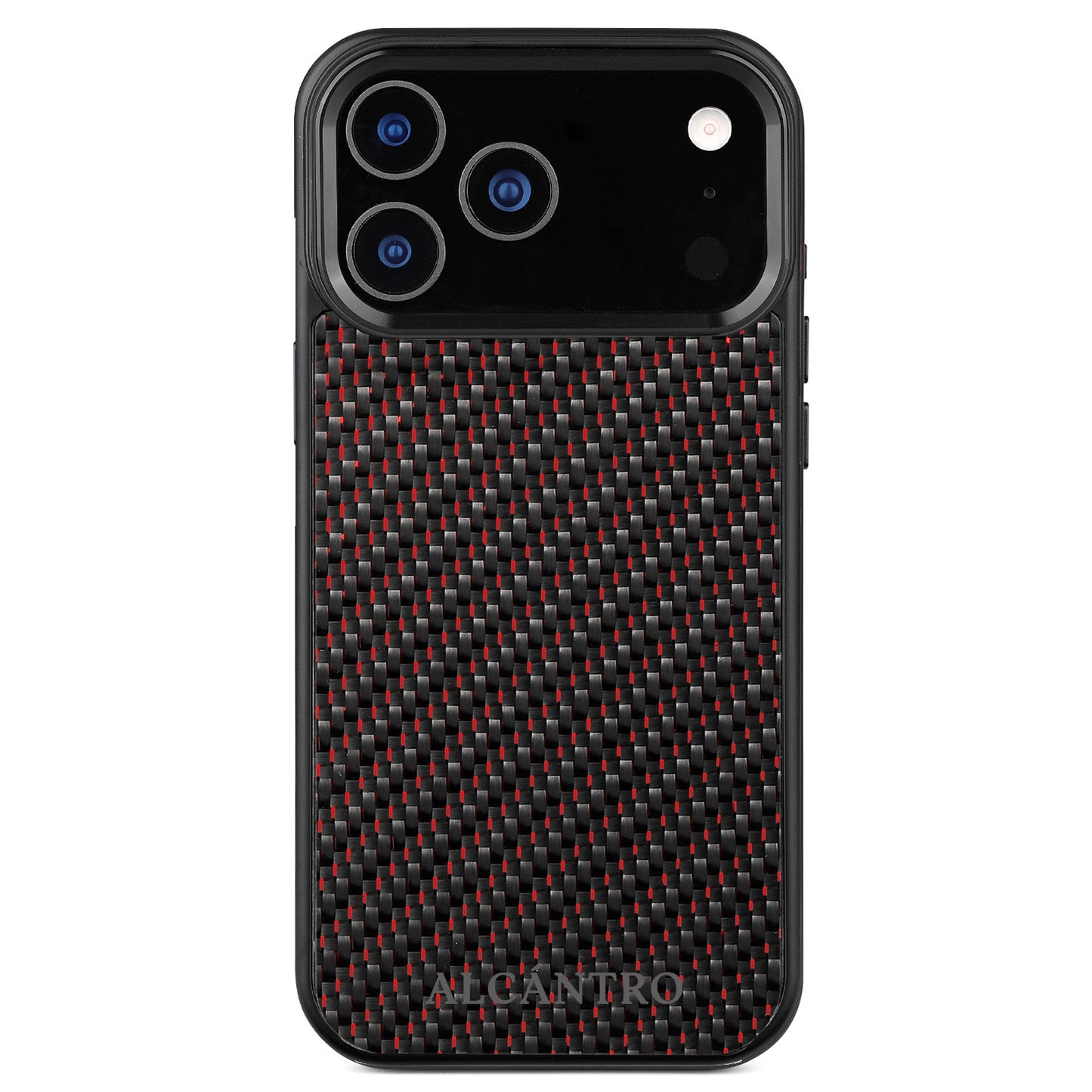 iPhone case carbon fiber / red