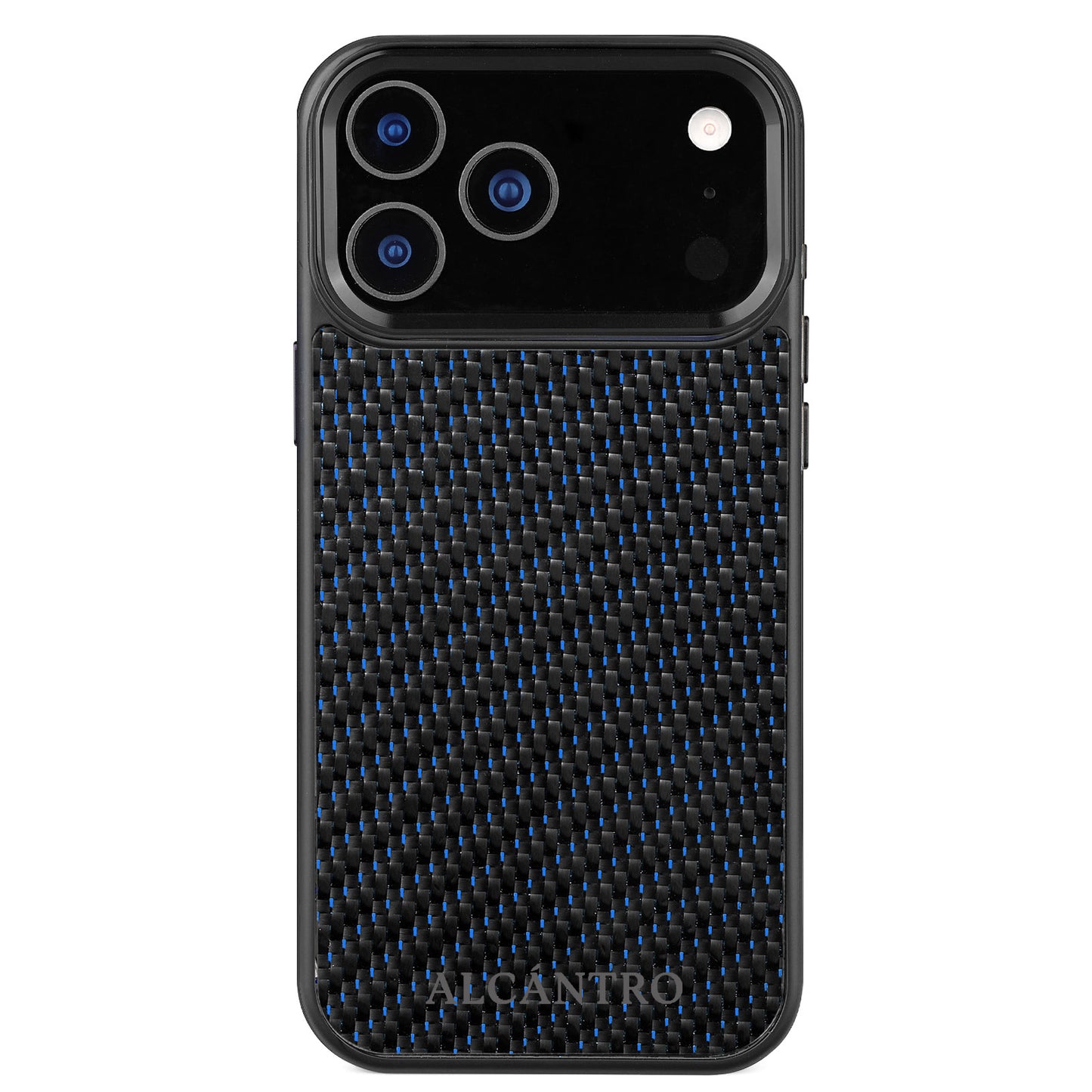 iPhone case carbon fiber / blue